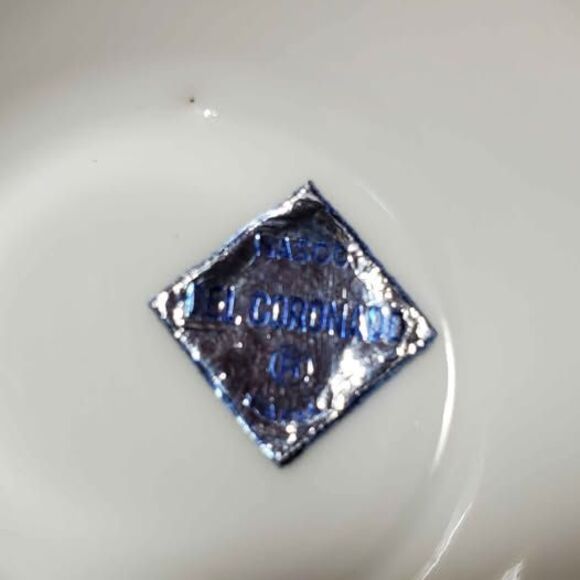 Del Coronado Teacup and Saucer Pink Yellow Roses Vintage - Picture 8 of 10